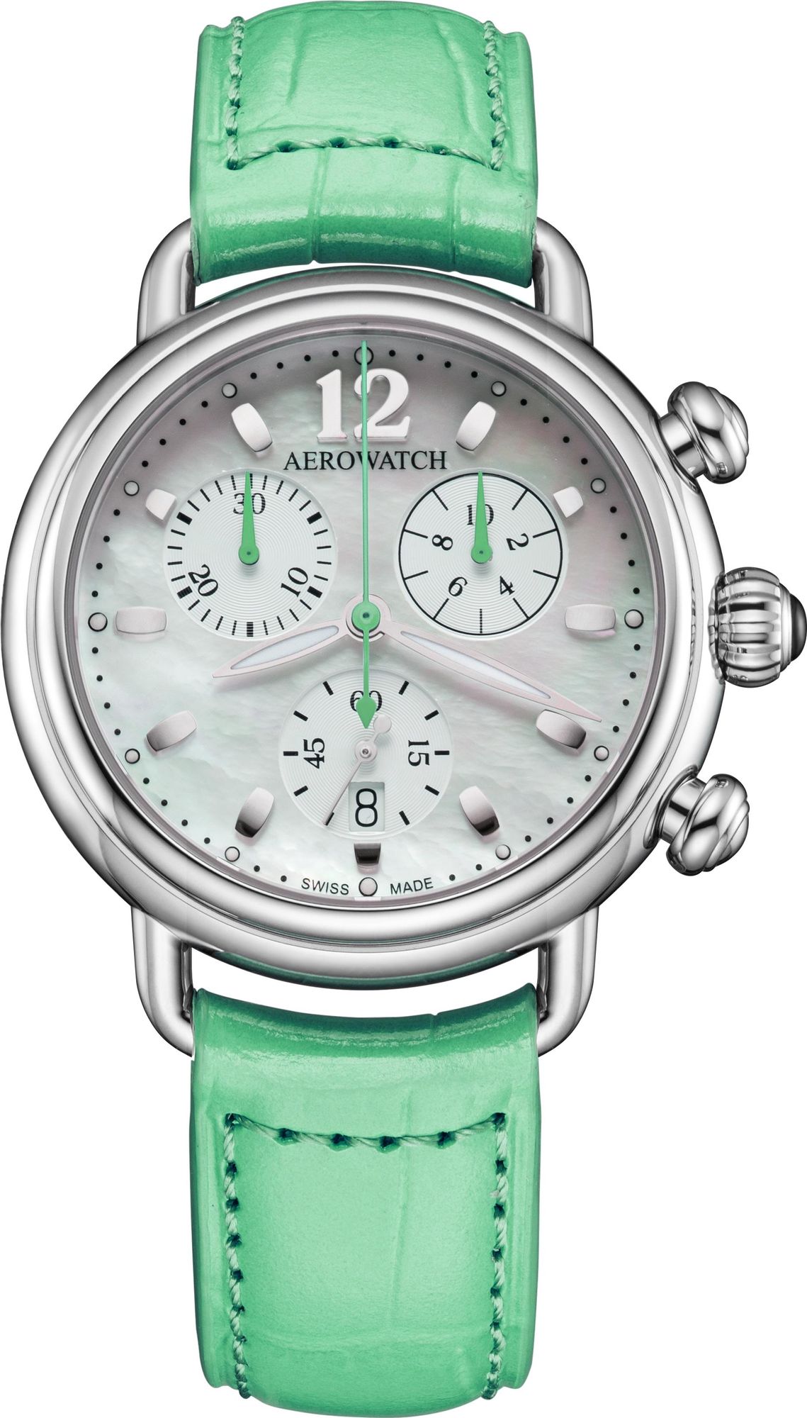 Aerowatch 1942 A 81105 AA03 Cronógrafo para mujeres Aerowatch 1942 A 81105 AA03 Cronógrafo para mujeres