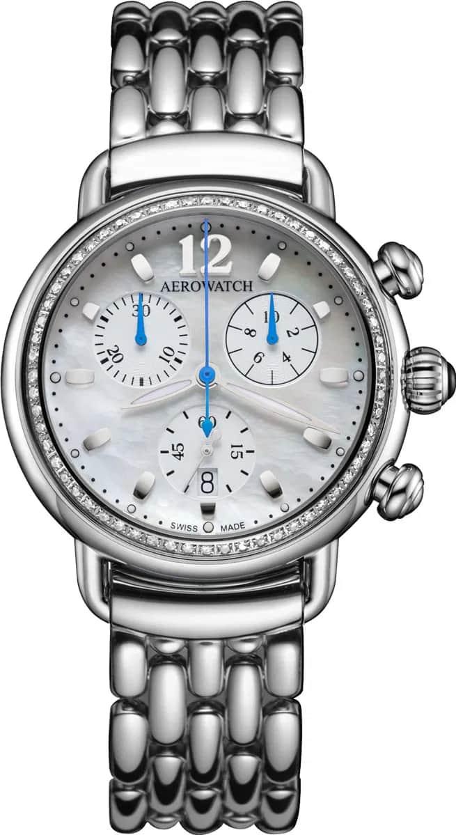 Aerowatch 1942 A 81105 AA01 DIA M Damenchronograph Aerowatch 1942 A 81105 AA01 DIA M Damenchronograph