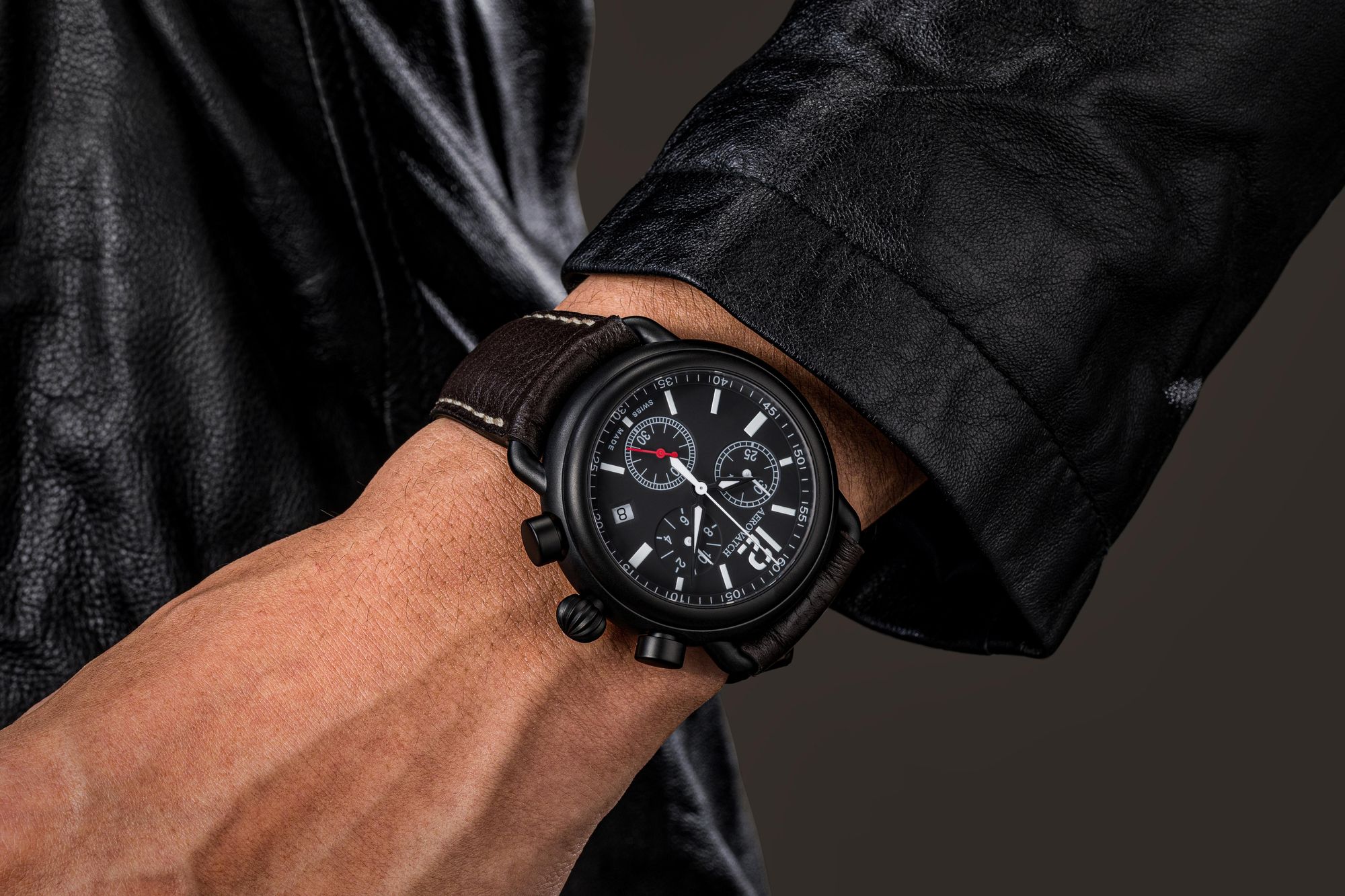 Aerowatch 1942 A 79100 NO05 Herenchronograaf Aerowatch 1942 A 79100 NO05 Herenchronograaf