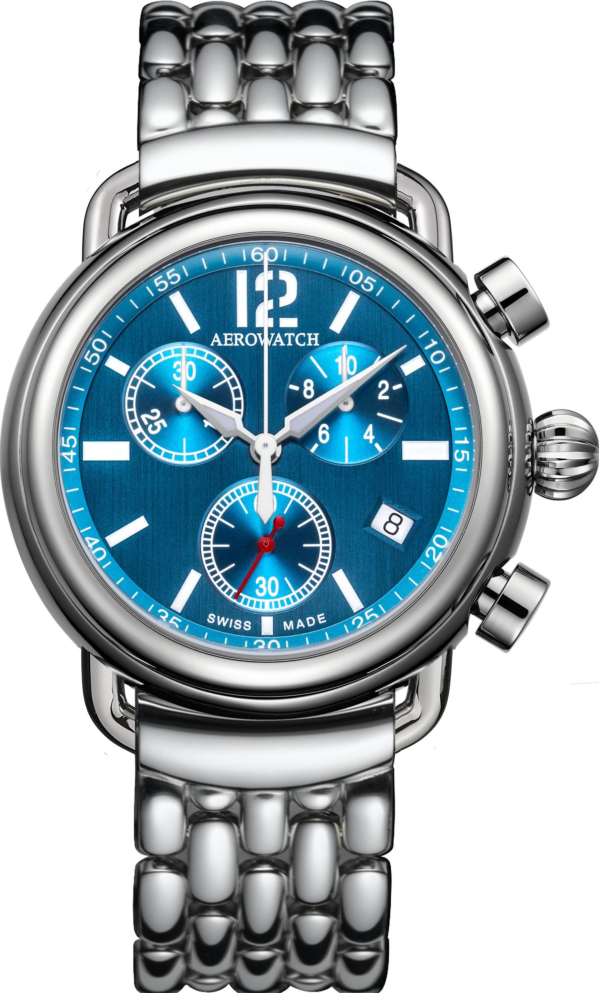 Aerowatch 1942 A 79100 AA01 M Herenchronograaf Aerowatch 1942 A 79100 AA01 M Herenchronograaf