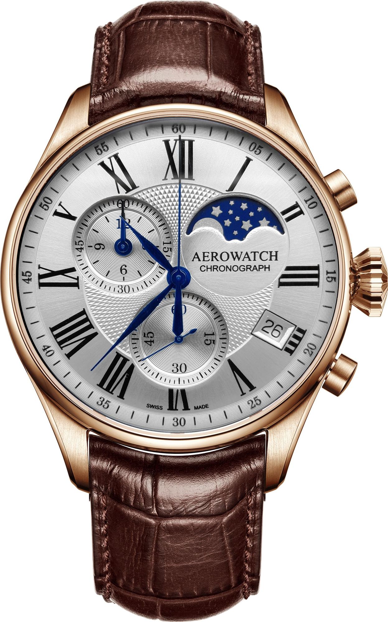 Aerowatch Les Grandes Classiques A 78990 RO03 Cronógrafo para hombres Aerowatch Les Grandes Classiques A 78990 RO03 Cronógrafo para hombres