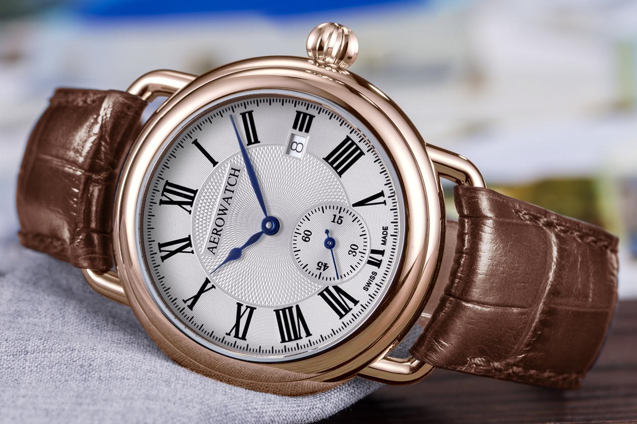 Aerowatch 1942 A 76983 RO02 Orologio automatico uomo Produzione strettamente limitata