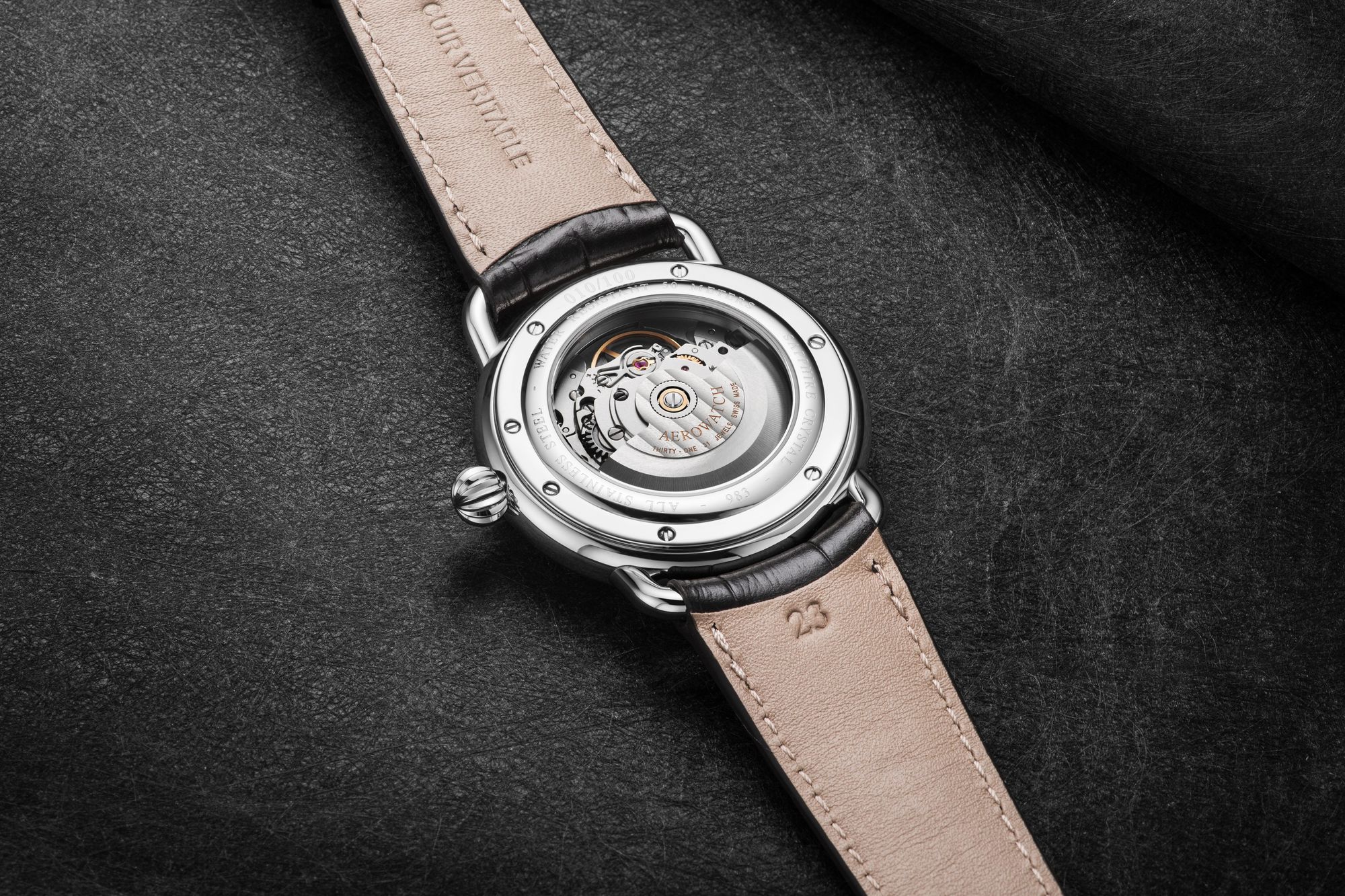 Aerowatch 1942 A 76983 AA04 Automatisch horloge voor heren