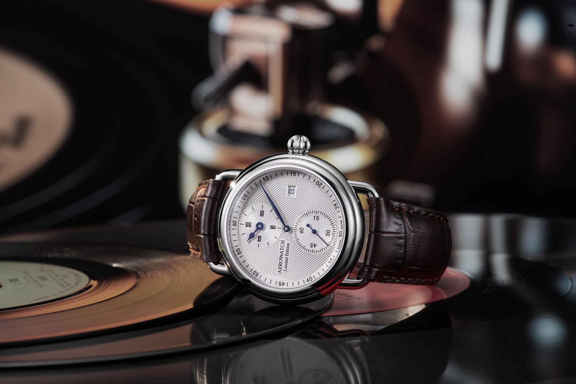 Aerowatch 1942 A 76983 AA03 Automatisch horloge voor heren Aerowatch 1942 A 76983 AA03 Automatisch horloge voor heren