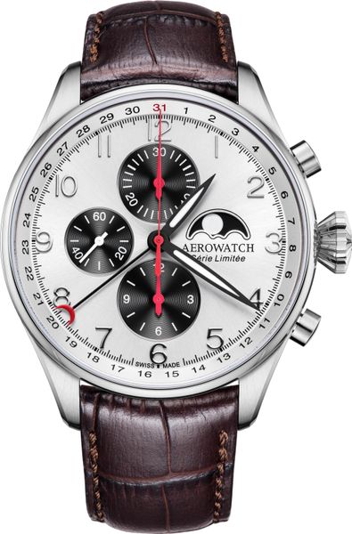 Aerowatch Les Grandes Classiques A 69989 AA04 Herren Automatikchronograph Streng Limitierte Auflage Aerowatch Les Grandes Classiques A 69989 AA04 Herren Automatikchronograph Streng Limitierte Auflage