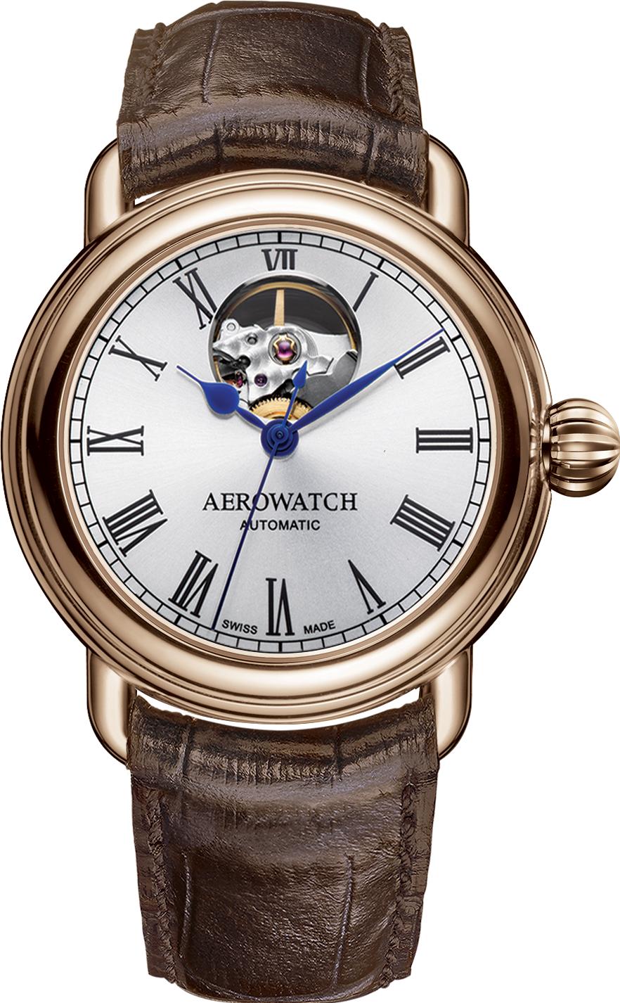 Aerowatch 1942 A 68900 RO03 Montre Automatique pour hommes