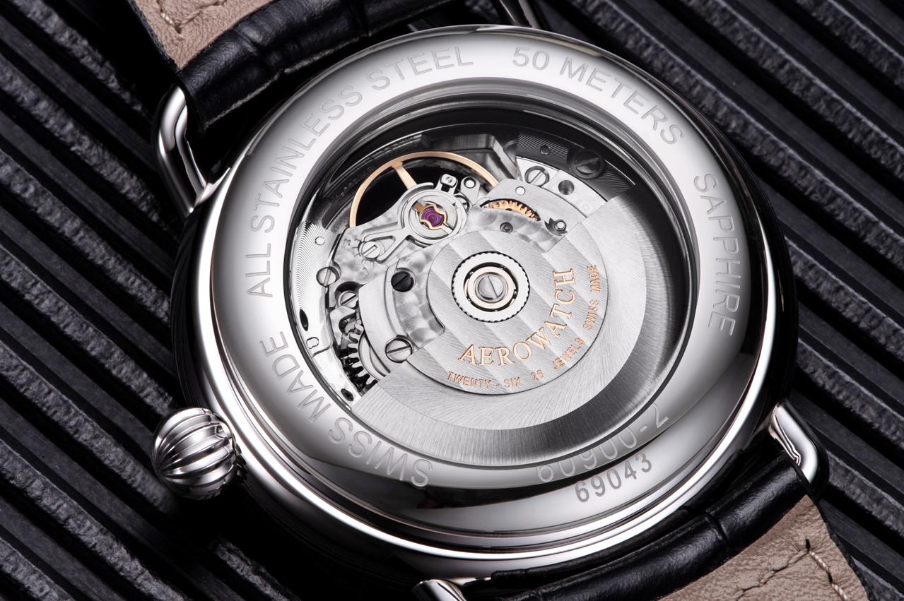 Aerowatch 1942 A 68900 AA03 Montre Automatique pour hommes