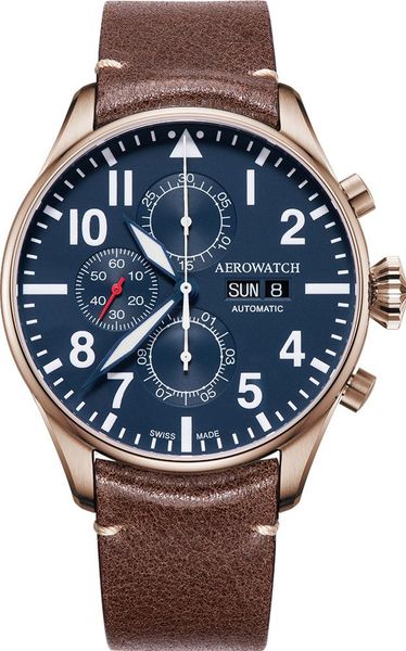 Aerowatch Les Grandes Classiques A 61989 RO05 Herren Automatikchronograph Aerowatch Les Grandes Classiques A 61989 RO05 Herren Automatikchronograph