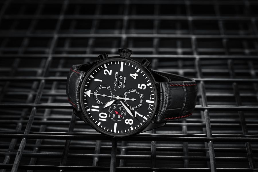 Aerowatch Les Grandes Classiques A 61989 NO09 Herren Automatikchronograph Aerowatch Les Grandes Classiques A 61989 NO09 Herren Automatikchronograph