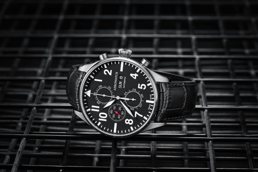 Aerowatch Les Grandes Classiques A 61989 AA09 Herren Automatikchronograph Aerowatch Les Grandes Classiques A 61989 AA09 Herren Automatikchronograph