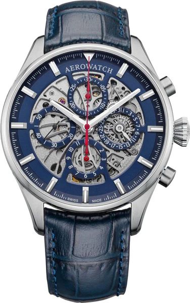 Aerowatch Les Grandes Classiques A 61989 AA07 1/2 SQ Herren Automatikchronograph Aerowatch Les Grandes Classiques A 61989 AA07 1/2 SQ Herren Automatikchronograph