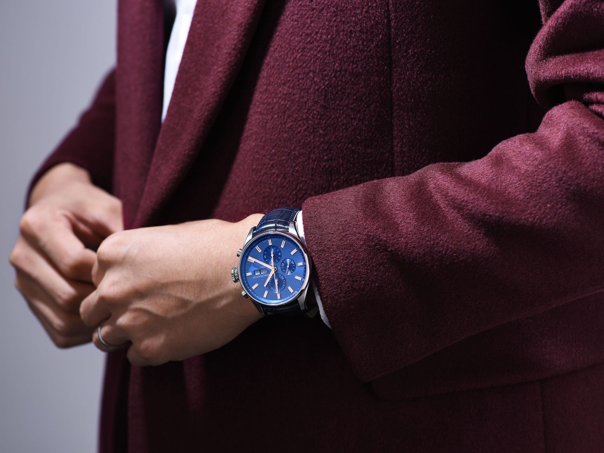 Aerowatch Les Grandes Classiques A 61989 AA01 Chronographe Automatique pour hommes