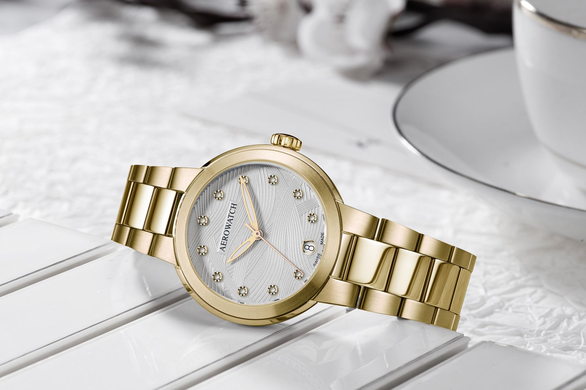 Aerowatch Harmonie A 60106 JA03 M Damen Automatikuhr Aerowatch Harmonie A 60106 JA03 M Damen Automatikuhr