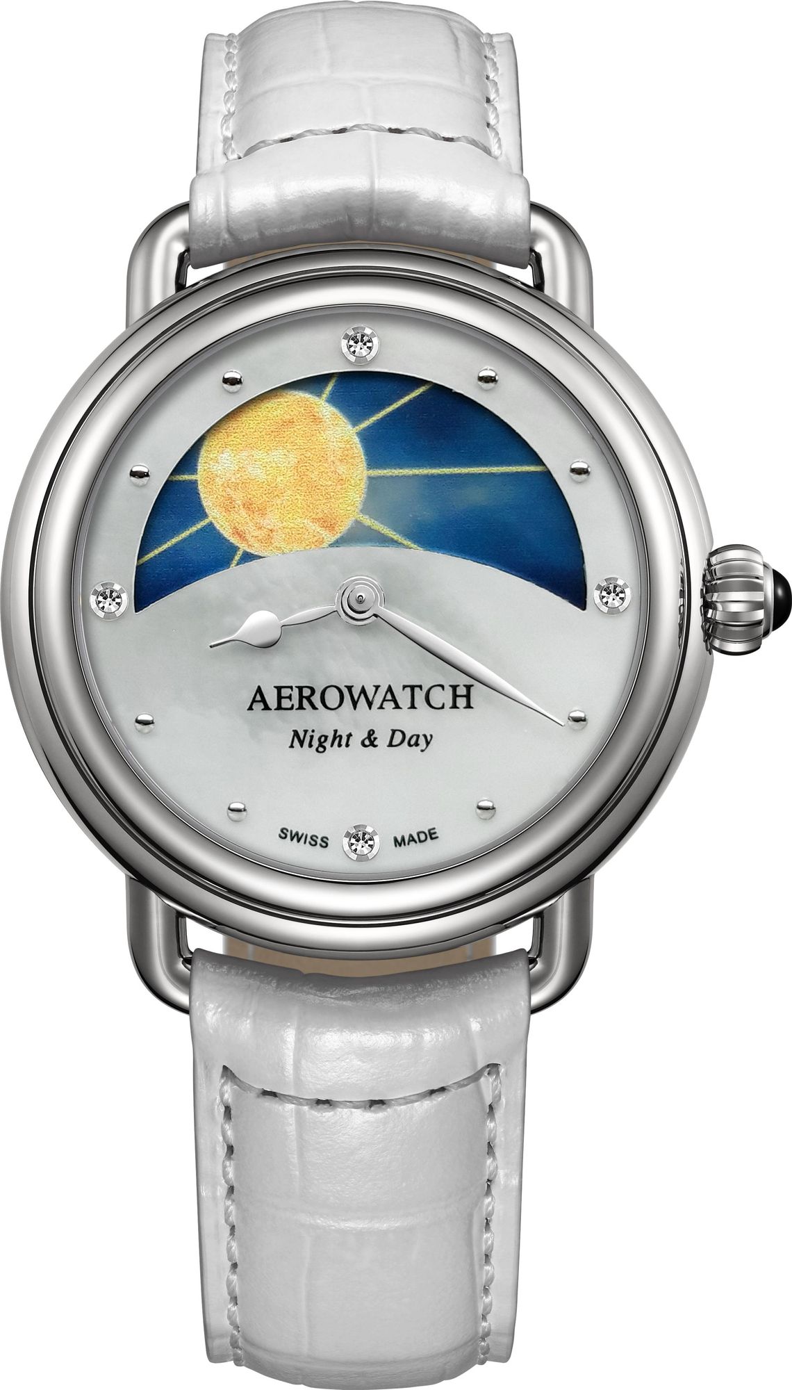 Aerowatch 1942 A 44960 AA11 Wristwatch for women Lunar Phase Indicator Aerowatch 1942 A 44960 AA11 Wristwatch for women Lunar Phase Indicator