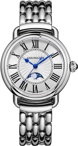 Aerowatch 1942 A 43960 AA03 M Damenarmbanduhr Mondphase Aerowatch 1942 A 43960 AA03 M Damenarmbanduhr Mondphase