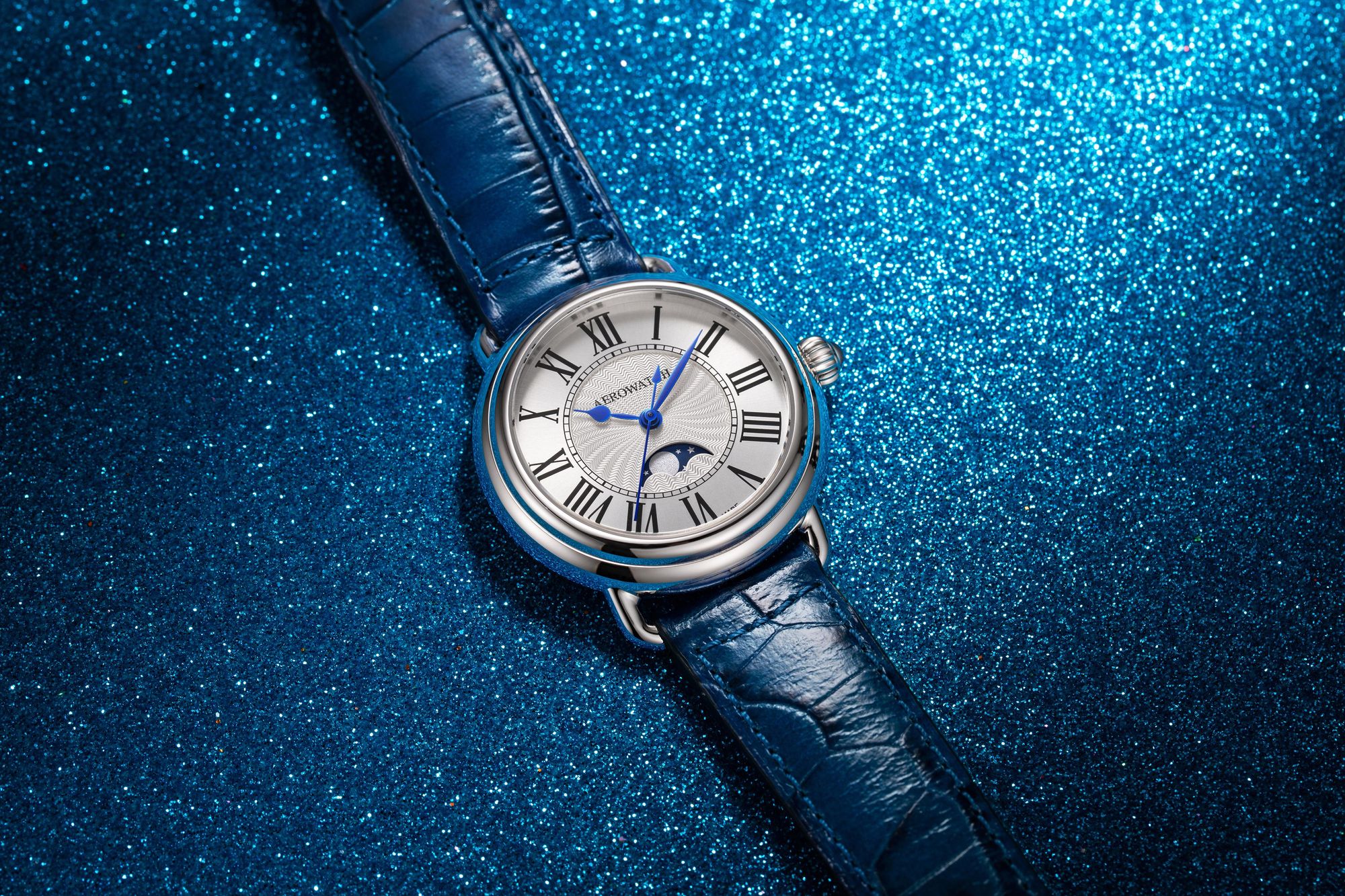 Aerowatch 1942 A 43960 AA03 Wristwatch for women Lunar Phase Indicator Aerowatch 1942 A 43960 AA03 Wristwatch for women Lunar Phase Indicator