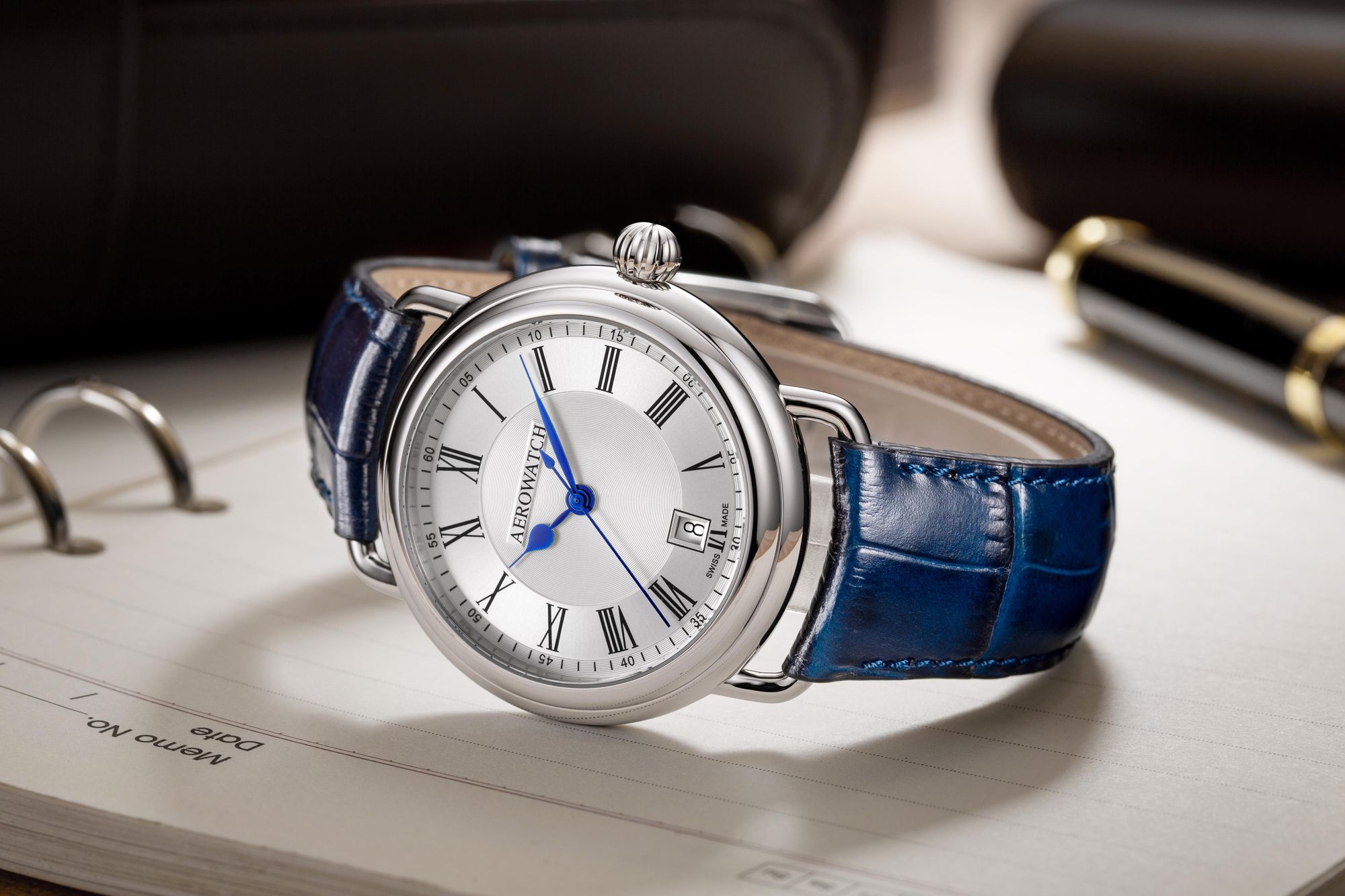 Aerowatch 1942 A 42900 AA26 Heren armbandhorloge