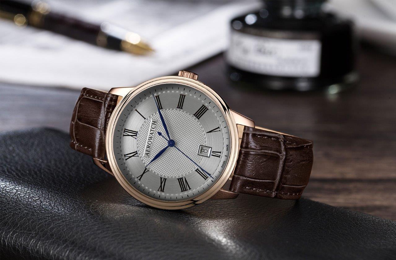 Aerowatch Les Grandes Classiques A 42102 RO01 Orologio da polso uomo Aerowatch Les Grandes Classiques A 42102 RO01 Orologio da polso uomo