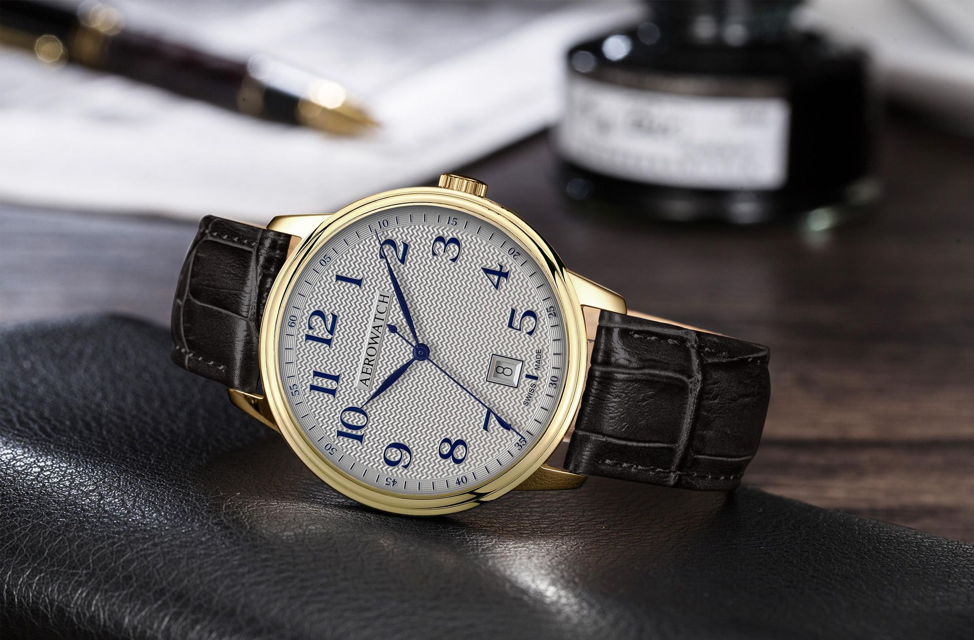 Aerowatch Les Grandes Classiques A 42102 JA05 Orologio da polso uomo Aerowatch Les Grandes Classiques A 42102 JA05 Orologio da polso uomo