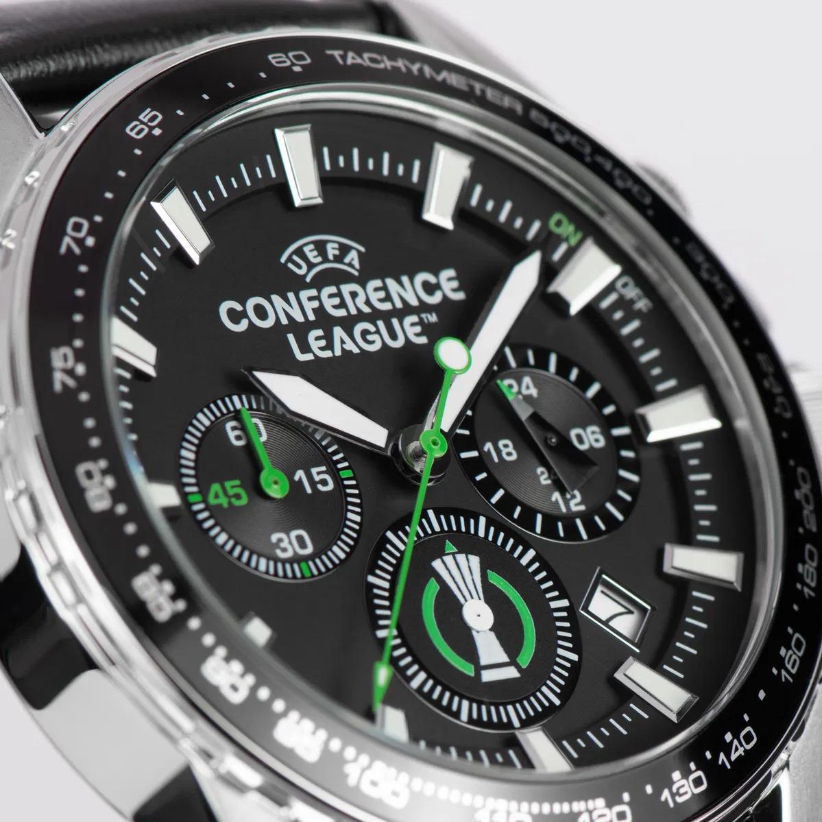 Jacques Lemans UEFA Conference League ECL-102A Herenchronograaf Jacques Lemans UEFA Conference League ECL-102A Herenchronograaf