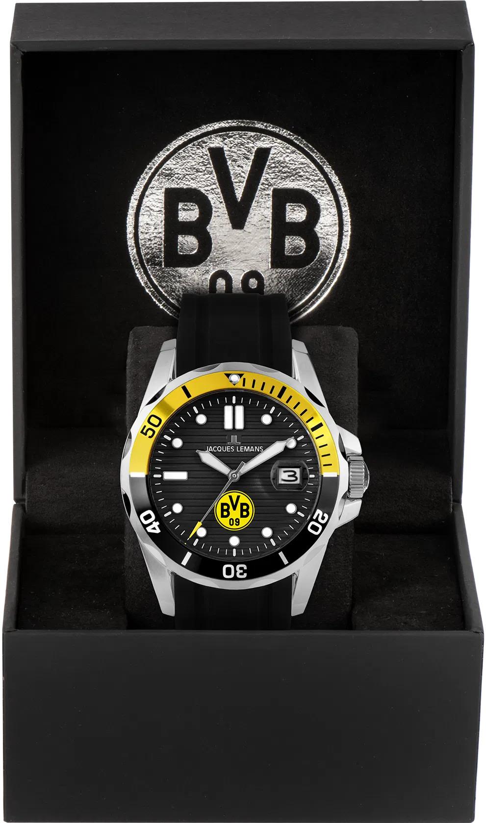Jacques Lemans Borussia Dortmund BVB-07 Orologio da polso uomo Jacques Lemans Borussia Dortmund BVB-07 Orologio da polso uomo