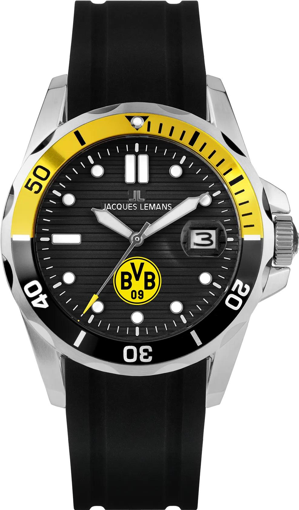 Jacques Lemans Borussia Dortmund BVB-07 Orologio da polso uomo Jacques Lemans Borussia Dortmund BVB-07 Orologio da polso uomo
