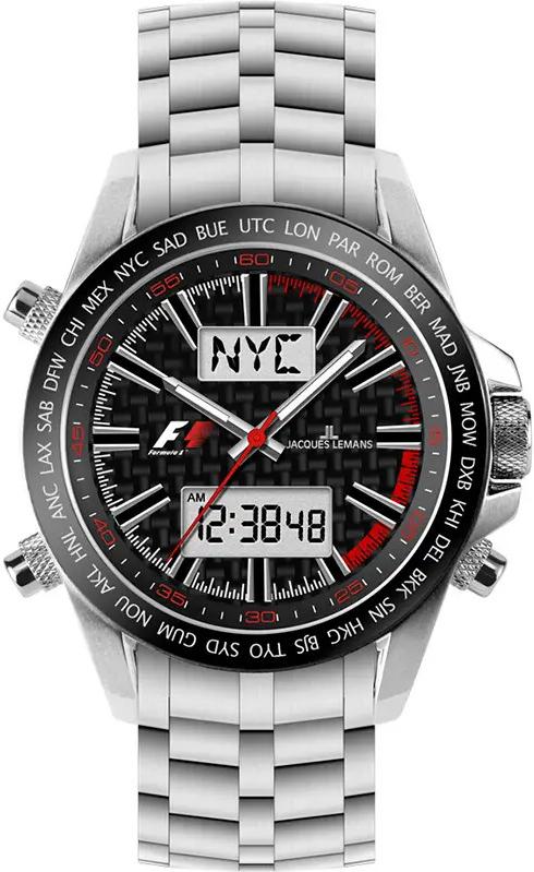 Jacques Lemans F1 F-5024B Reloj de Pulsera para hombres