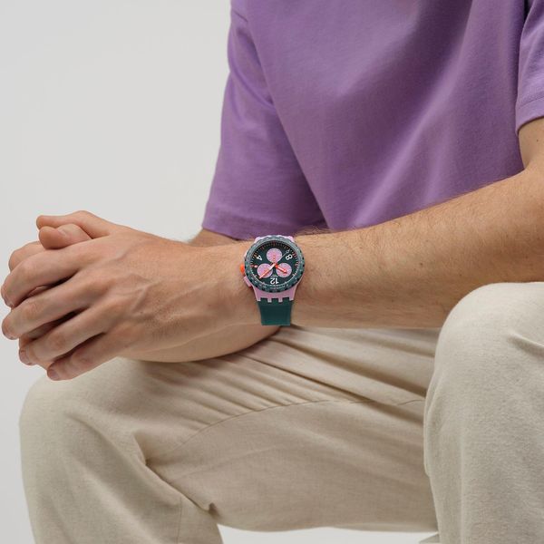 Swatch MOMENT OF ROSE SUSP400 Montre Unisexe Swatch MOMENT OF ROSE SUSP400 Montre Unisexe