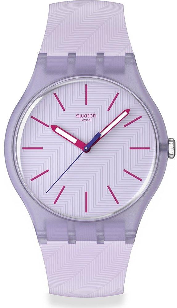 Swatch LAVENDAZE SO29V101 Unisex horloge Swatch LAVENDAZE SO29V101 Unisex horloge