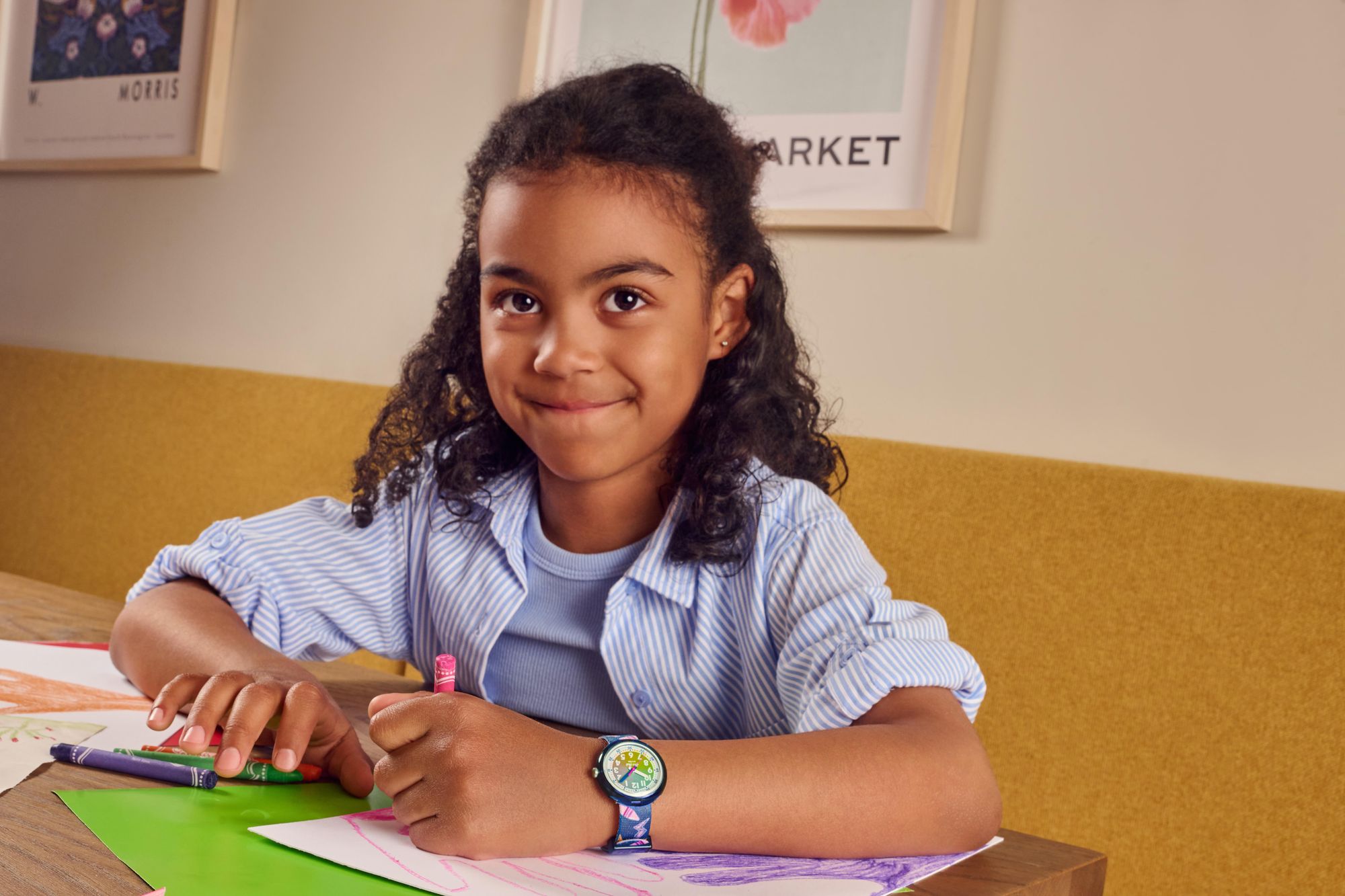 Flik Flak RAINBOW CRAYONS FPNP173 Reloj para chicas