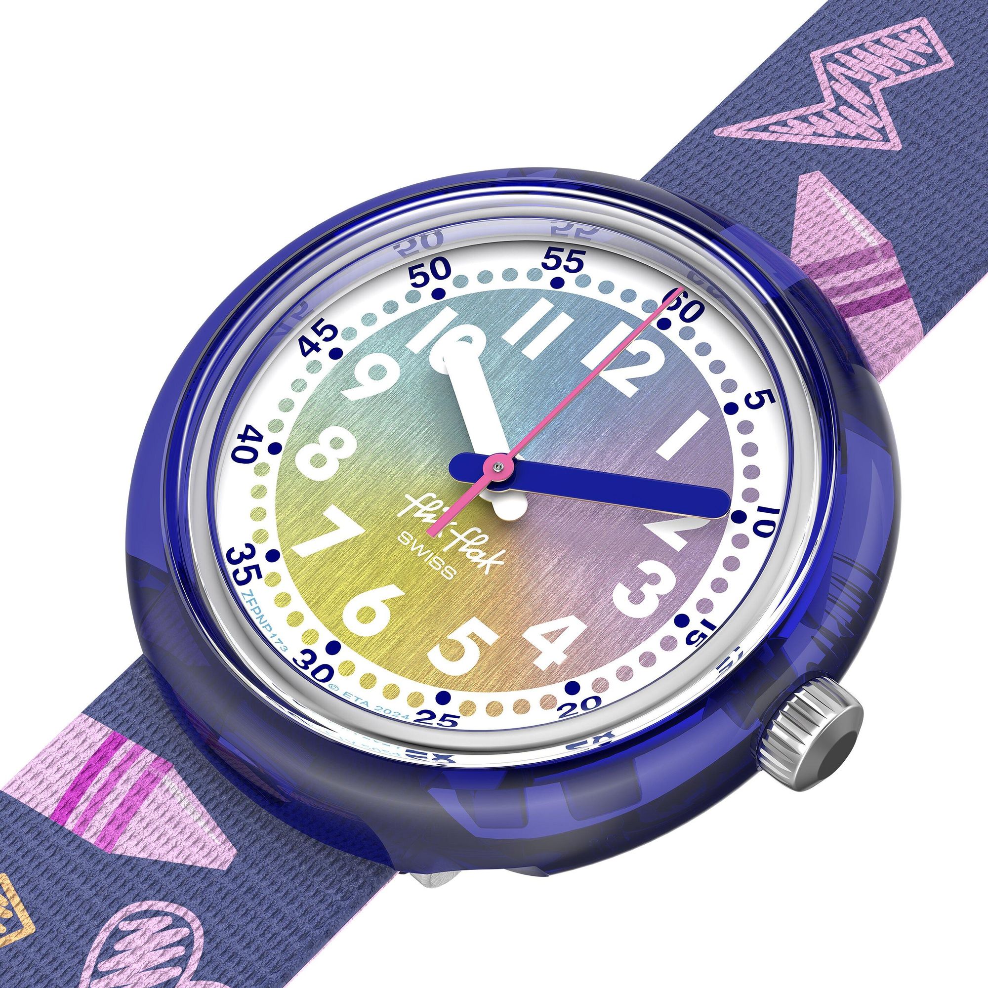 Flik Flak RAINBOW CRAYONS FPNP173 Reloj para chicas