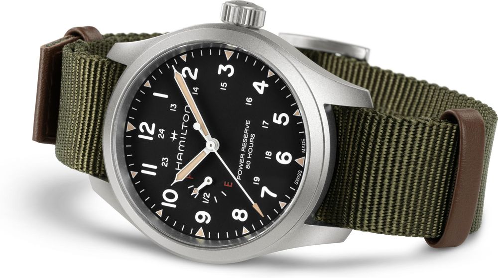 Hamilton Khaki Field Mechanical Power Reserve H69509930 Reloj Automático para hombres Reserve de marcha de 80 horas Hamilton Khaki Field Mechanical Power Reserve H69509930 Reloj Automático para hombres Reserve de marcha de 80 horas
