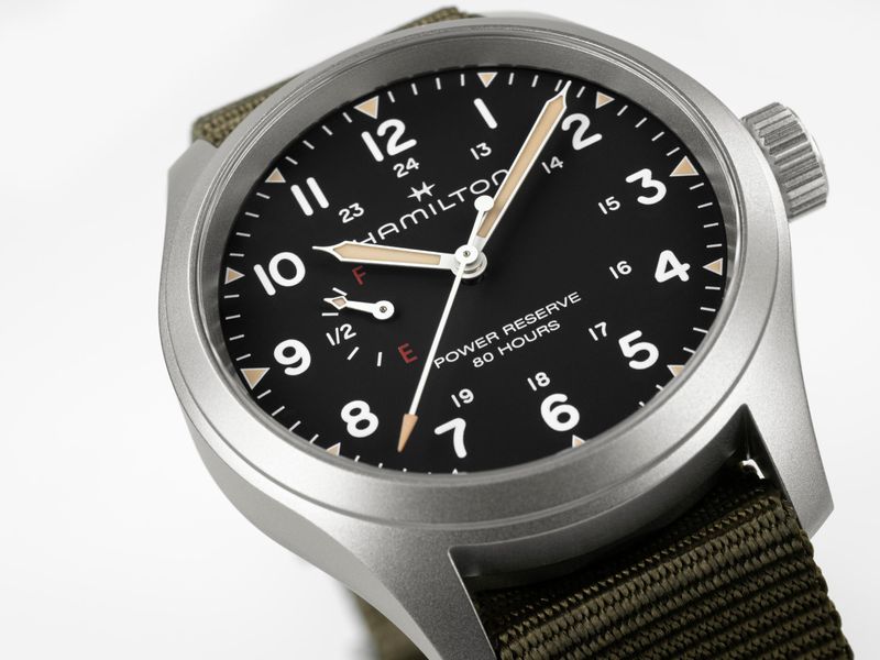 Hamilton Khaki Field Mechanical Power Reserve H69509930 Reloj Automático para hombres Reserve de marcha de 80 horas Hamilton Khaki Field Mechanical Power Reserve H69509930 Reloj Automático para hombres Reserve de marcha de 80 horas