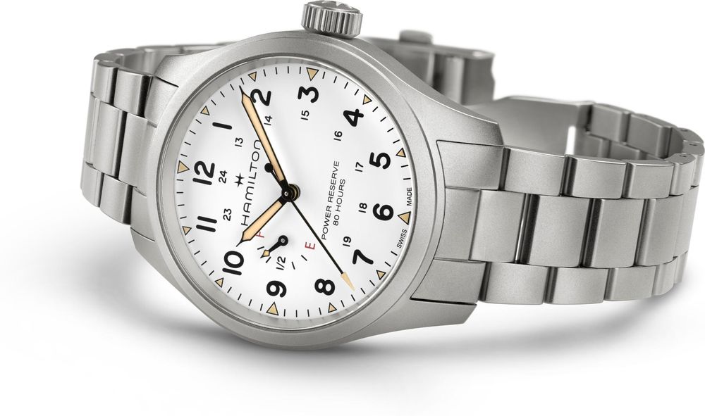 Hamilton Khaki Field Mechanical Power Reserve H69509110 Reloj Automático para hombres Reserve de marcha de 80 horas Hamilton Khaki Field Mechanical Power Reserve H69509110 Reloj Automático para hombres Reserve de marcha de 80 horas