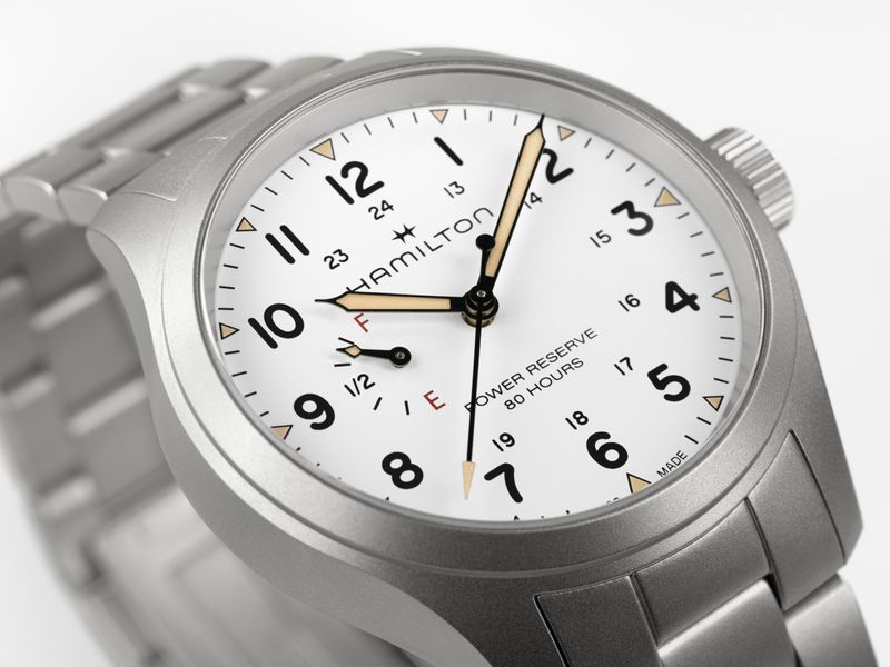 Hamilton Khaki Field Mechanical Power Reserve H69509110 Reloj Automático para hombres Reserve de marcha de 80 horas Hamilton Khaki Field Mechanical Power Reserve H69509110 Reloj Automático para hombres Reserve de marcha de 80 horas