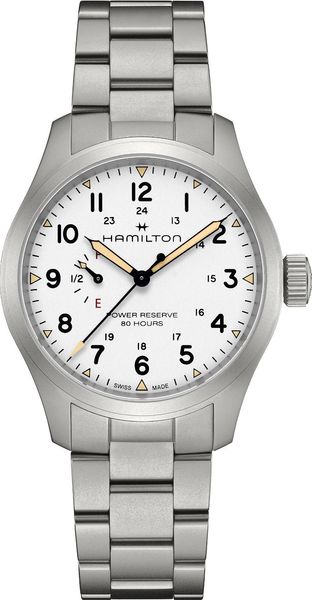 Hamilton Khaki Field Mechanical Power Reserve H69509110 Reloj Automático para hombres Reserve de marcha de 80 horas Hamilton Khaki Field Mechanical Power Reserve H69509110 Reloj Automático para hombres Reserve de marcha de 80 horas