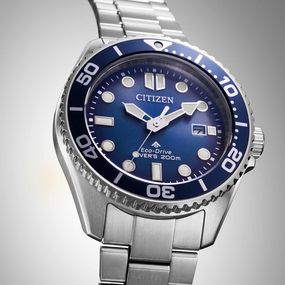 Citizen Orologio Uomo Eco-Drive BN0260-54L - Acciaio E Quadrante Blu