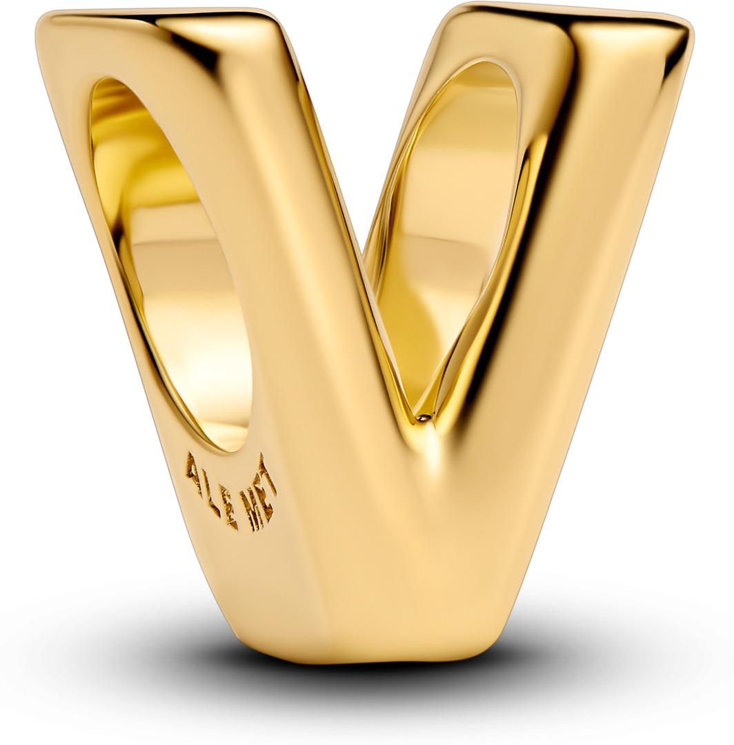Pandora Buchstabe V Alphabet-Mini-Charm 763968C00 Pendente charm Pandora Buchstabe V Alphabet-Mini-Charm 763968C00 Pendente charm