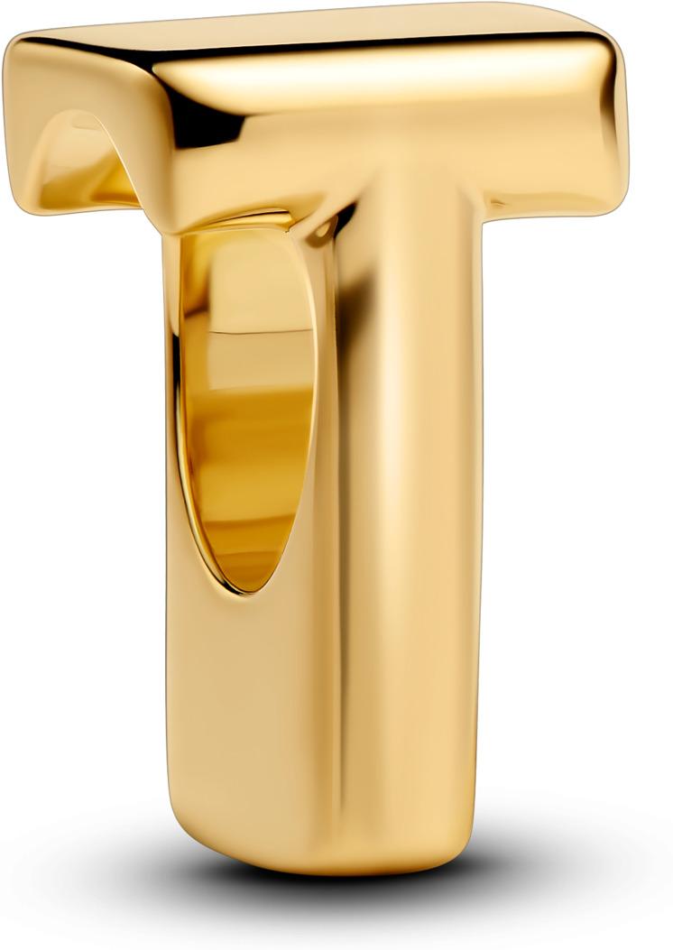 Pandora Buchstabe T Alphabet-Mini-Charm 763966C00 Charm-hanger Pandora Buchstabe T Alphabet-Mini-Charm 763966C00 Charm-hanger