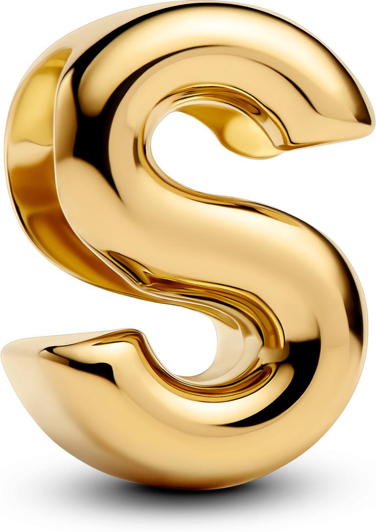 Pandora Buchstabe S Alphabet-Mini-Charm 763965C00 Charm-hanger Pandora Buchstabe S Alphabet-Mini-Charm 763965C00 Charm-hanger