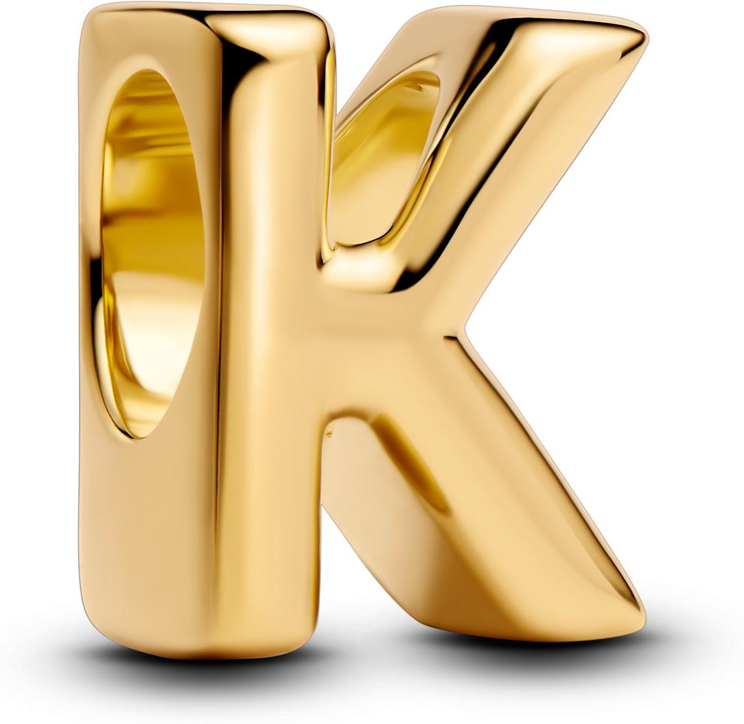 Pandora Buchstabe K Alphabet-Mini-Charm 763957C00 Pendiente Charm