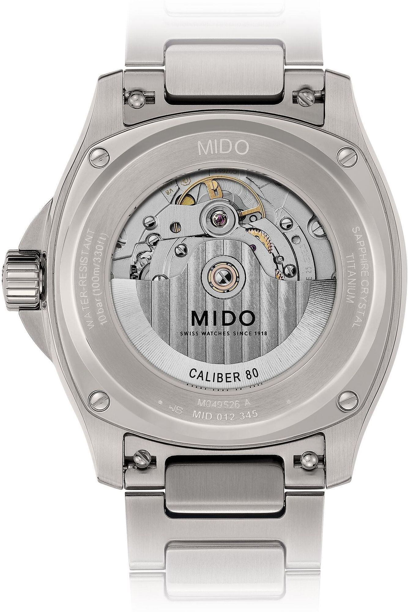 Mido Multifort TV BIG DATE Titanium M0495264408100 Automatic Mens Watch