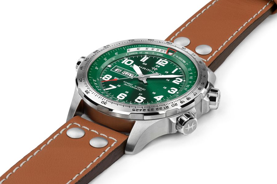 Hamilton Khaki Aviation X-Wind Day Date H77735560 Cronógrafo Automático para hombres Hamilton Khaki Aviation X-Wind Day Date H77735560 Cronógrafo Automático para hombres