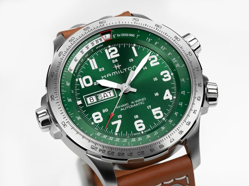 Hamilton Khaki Aviation X-Wind Day Date H77735560 Cronógrafo Automático para hombres Hamilton Khaki Aviation X-Wind Day Date H77735560 Cronógrafo Automático para hombres