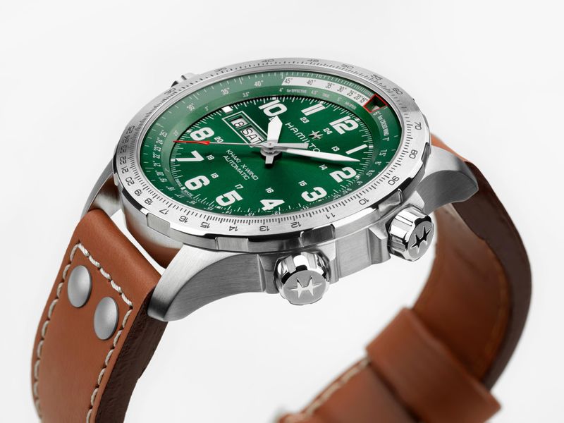 Hamilton Khaki Aviation X-Wind Day Date H77735560 Cronógrafo Automático para hombres Hamilton Khaki Aviation X-Wind Day Date H77735560 Cronógrafo Automático para hombres