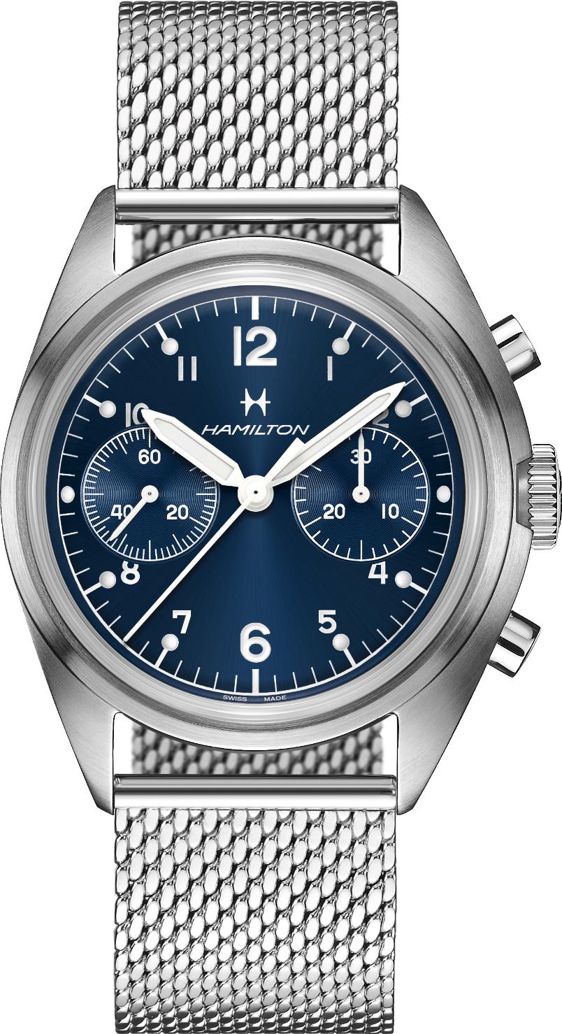 Hamilton Pilot Pioneer Mechanical Chronograph H76409140 Cronógrafo Automático para hombres