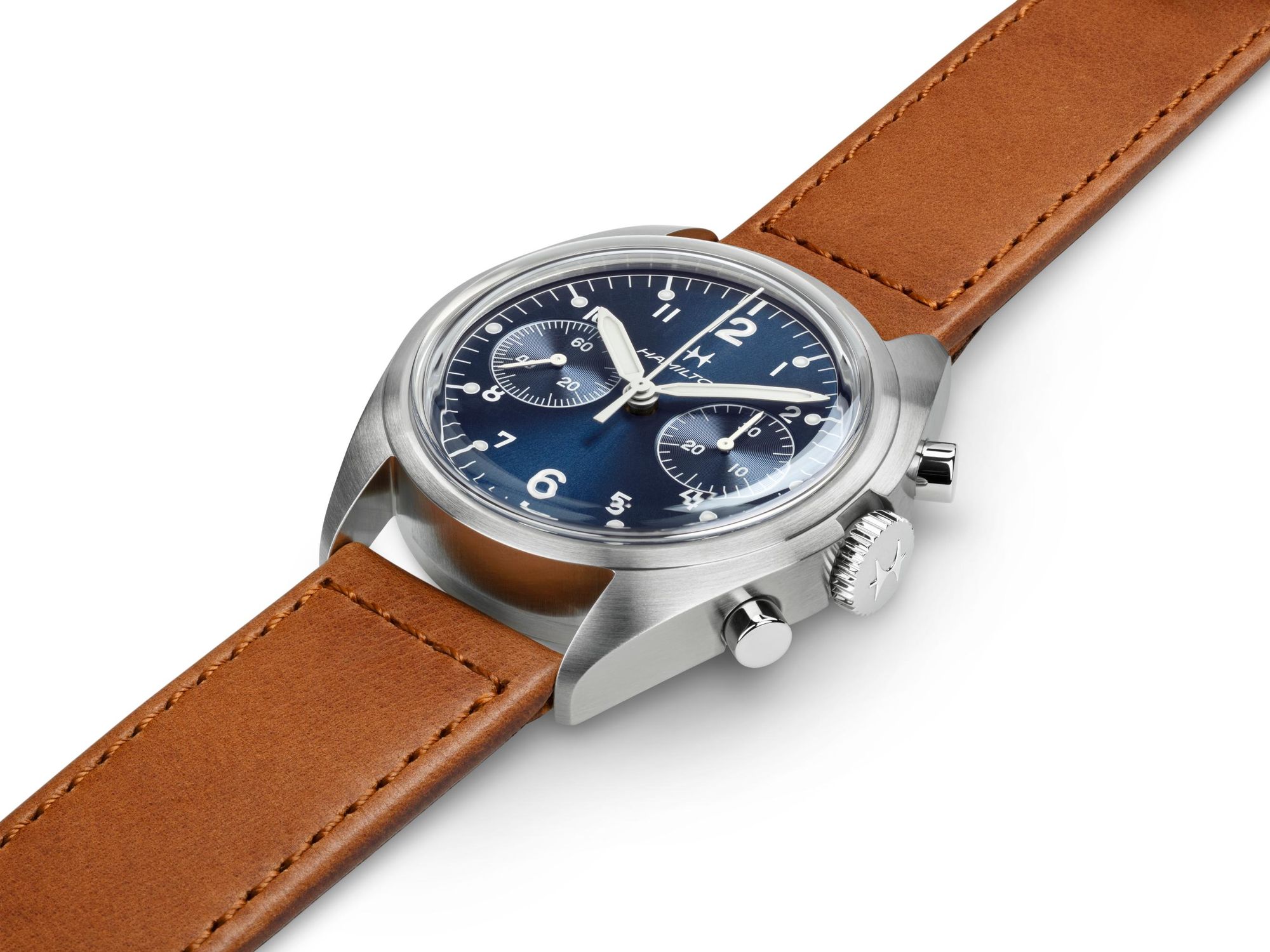 Hamilton Pilot Pioneer Mechanical Chronograph H76409540 Cronógrafo para hombres