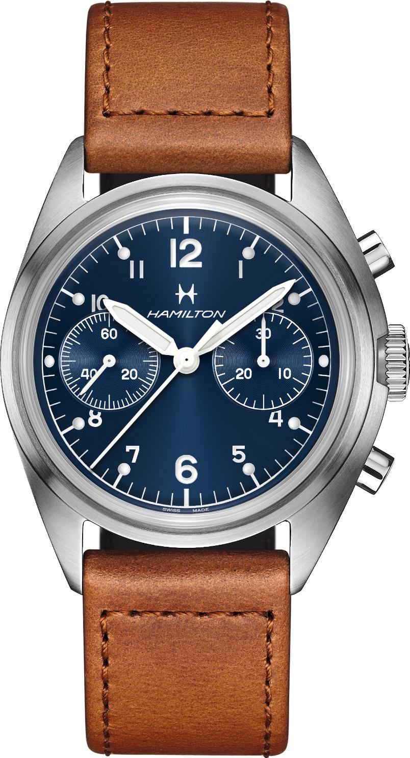 Hamilton Pilot Pioneer Mechanical Chronograph H76409540 Cronógrafo para hombres