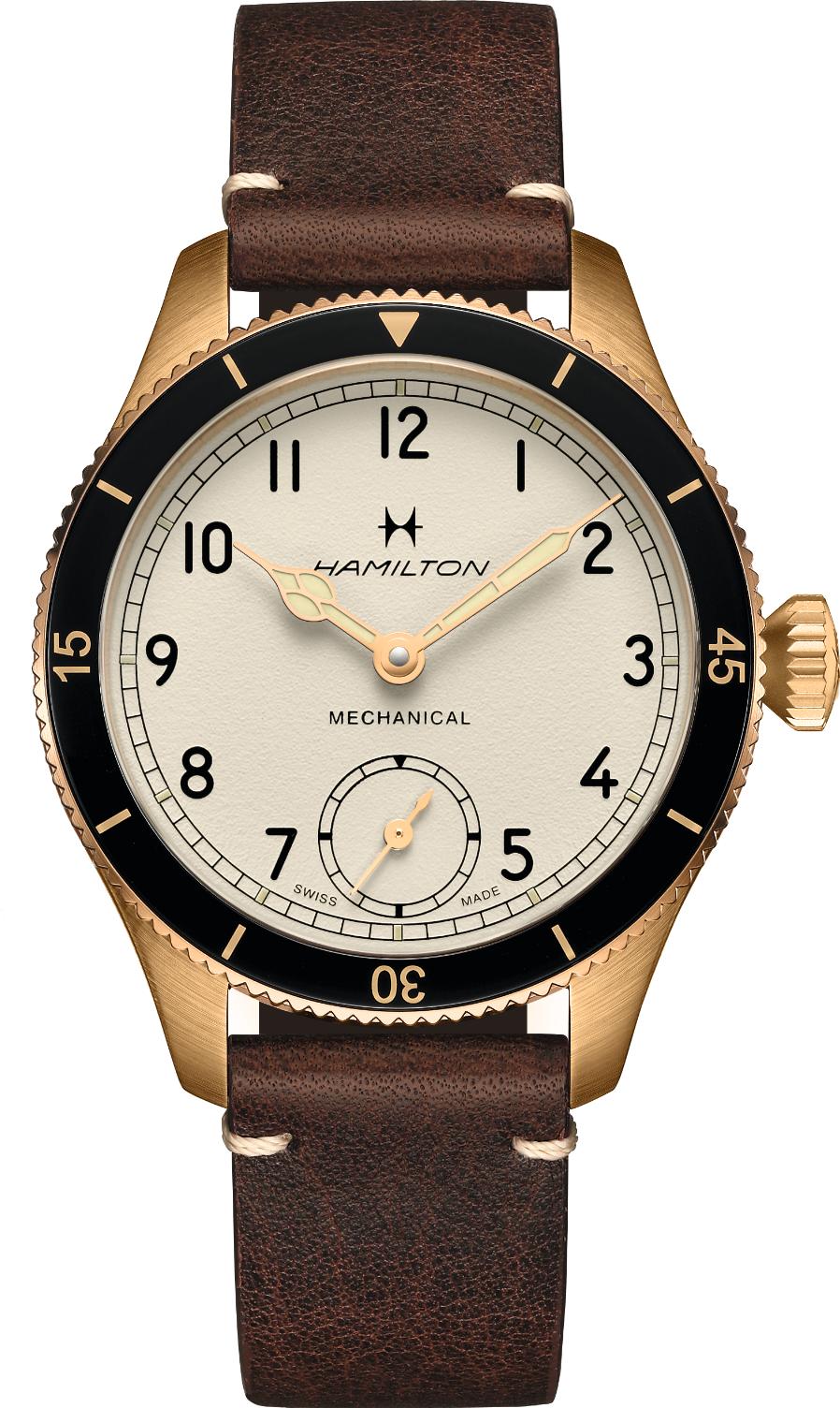 Hamilton Khaki Aviation Pilot Pioneer Mechanical 43mm H76709510 Reloj Mecánico para hombres