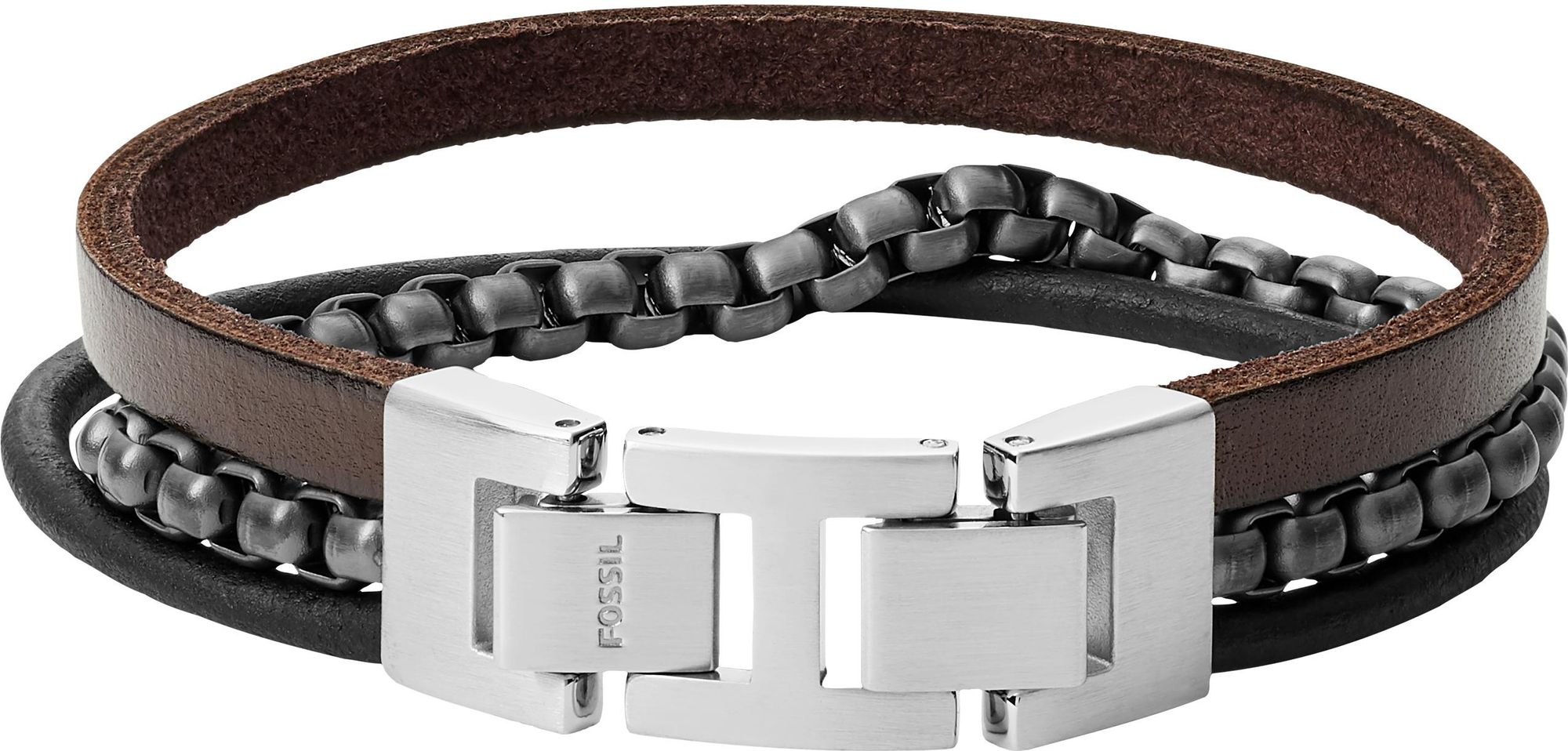 Fossil VINTAGE CASUAL JF03319998 Herrenarmband
